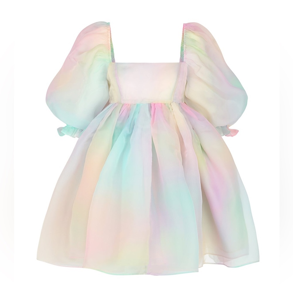 MONTELLEINTI 🌈The Rainbow Puff Dress